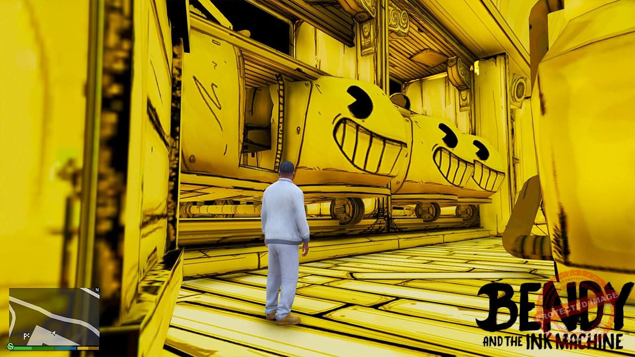 GTA 5 Mods Bertrum Boss Room in Bendy and the Ink Machine