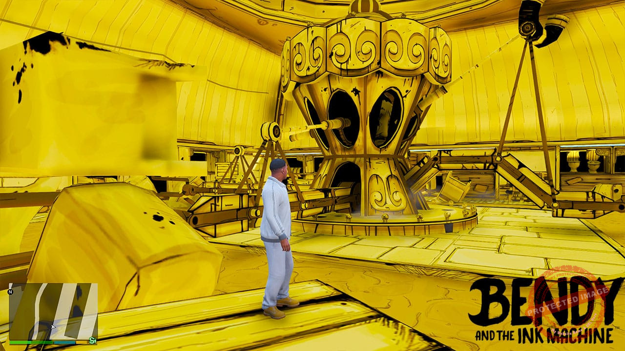 GTA 5 Mods Bertrum Boss Room in Bendy and the Ink Machine