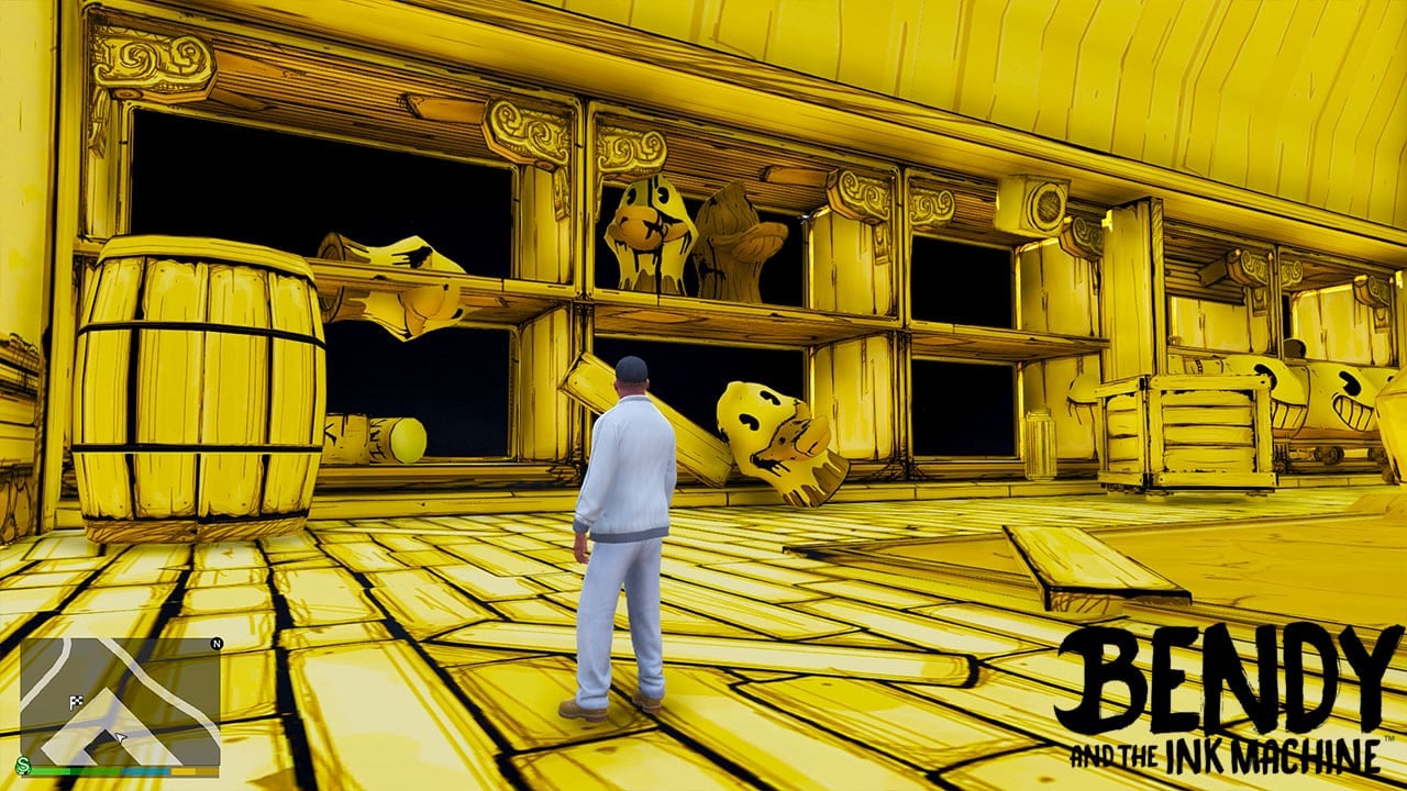 GTA 5 Mods Bertrum Boss Room in Bendy and the Ink Machine