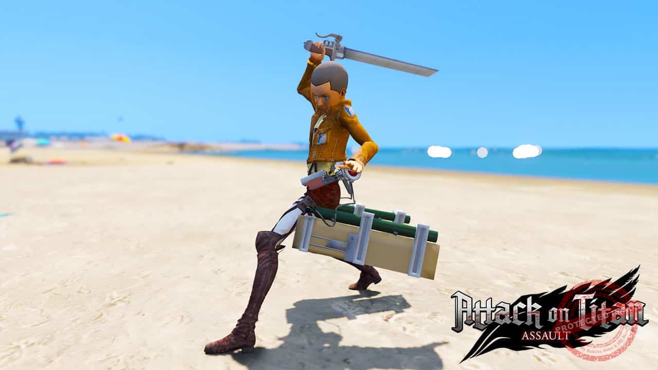 GTA 5 Mods Connie Springer in Attack on Titan