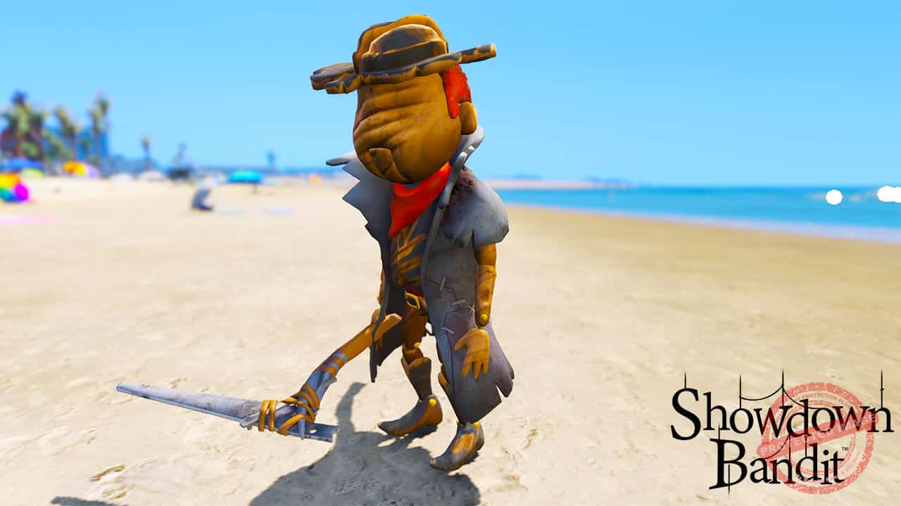 GTA 5 Mods Faceless Badit in Showdown Bandit
