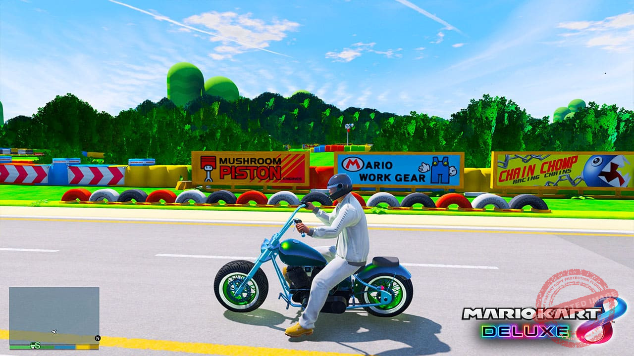 GTA 5 Mods GBA Mario Circuit in Mario Kart 8