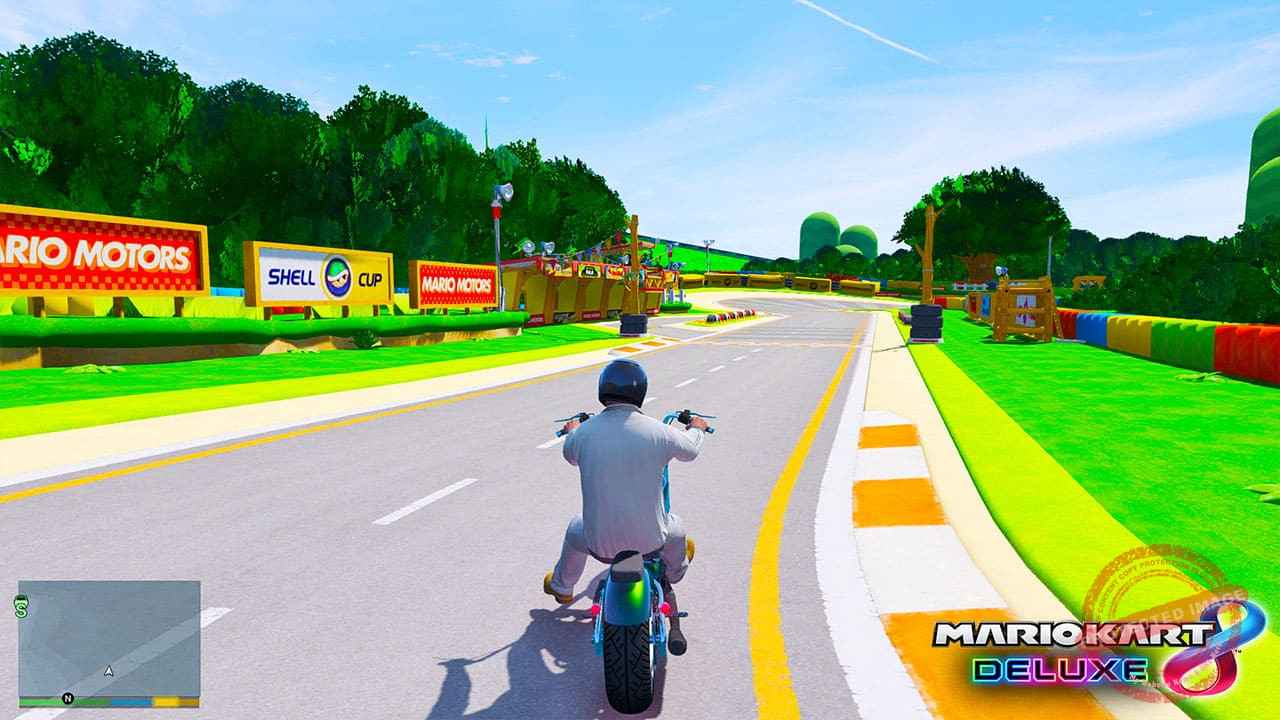 GTA 5 Mods GBA Mario Circuit in Mario Kart 8