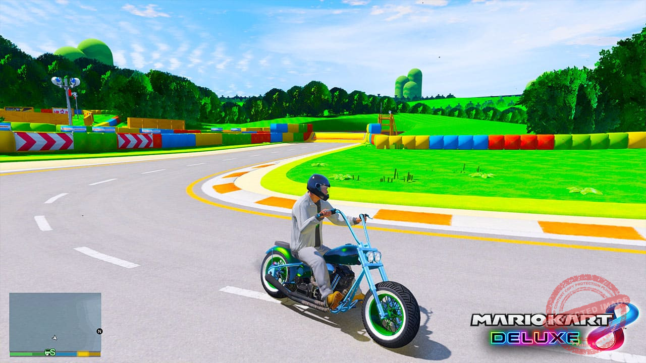 GTA 5 Mods GBA Mario Circuit in Mario Kart 8