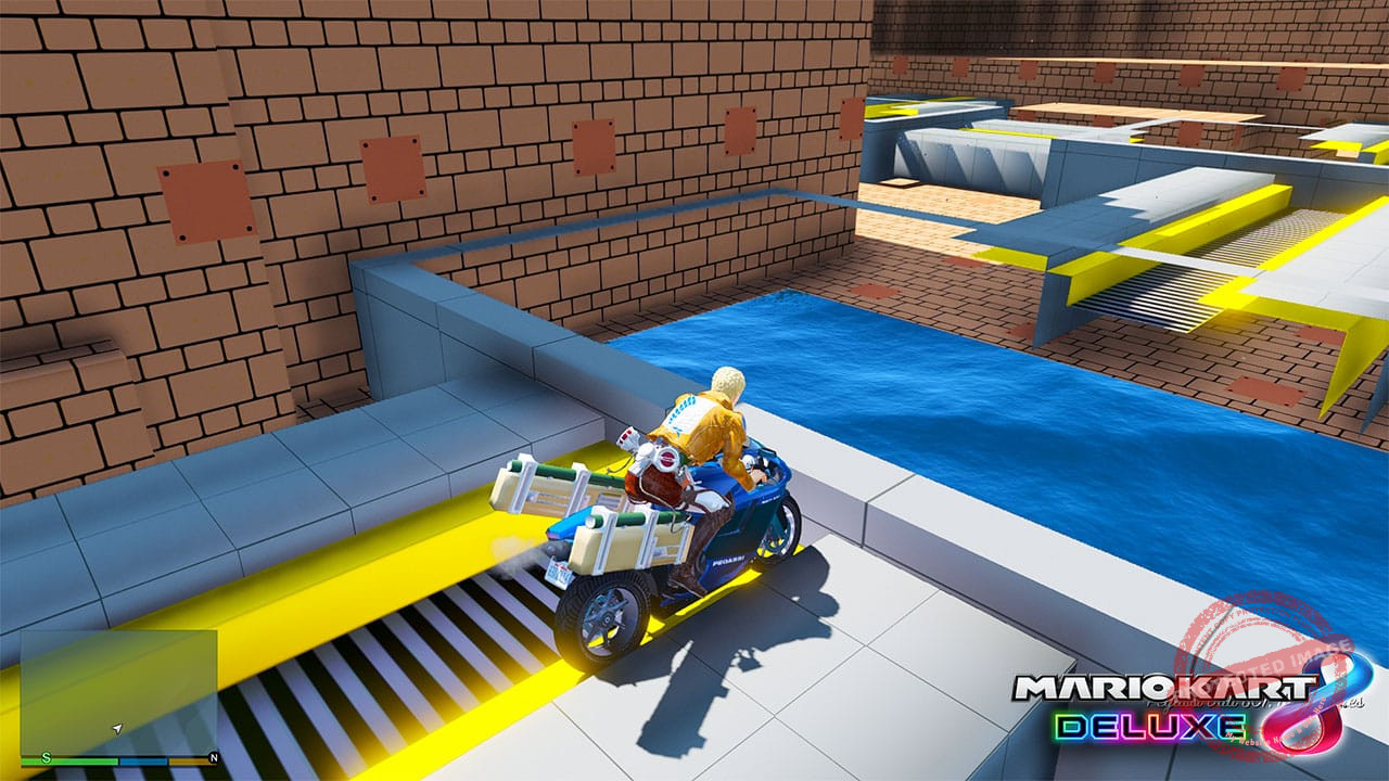 GTA 5 Mods GBA Mario Circuit in Mario Kart 8