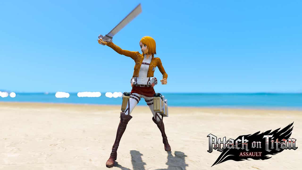 GTA 5 Mods Petra Ral in Attack on Titan