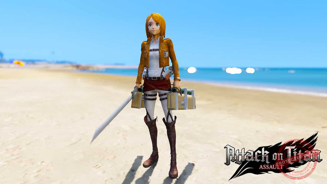 GTA 5 Mods Petra Ral in Attack on Titan