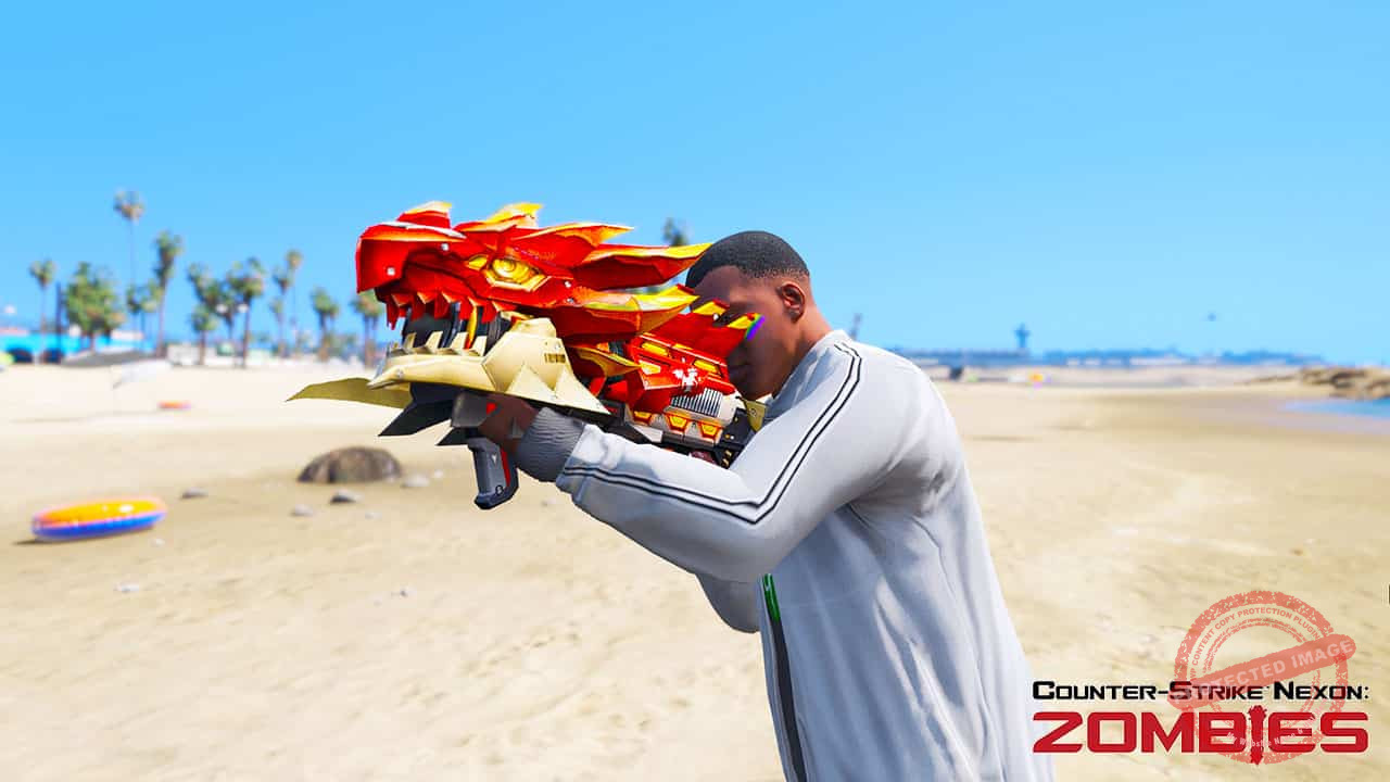 GTA 5 Mods Red Dragon Cannon