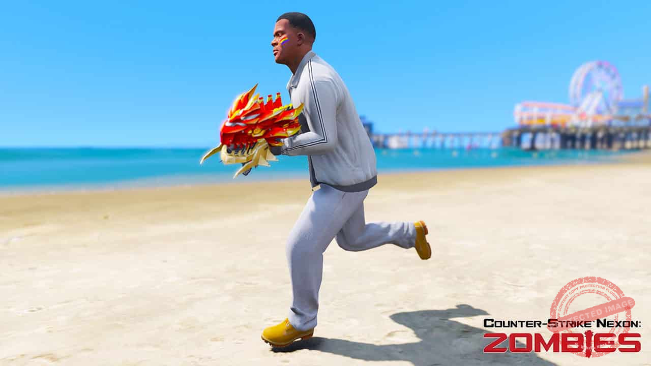 GTA 5 Mods Red Dragon Cannon