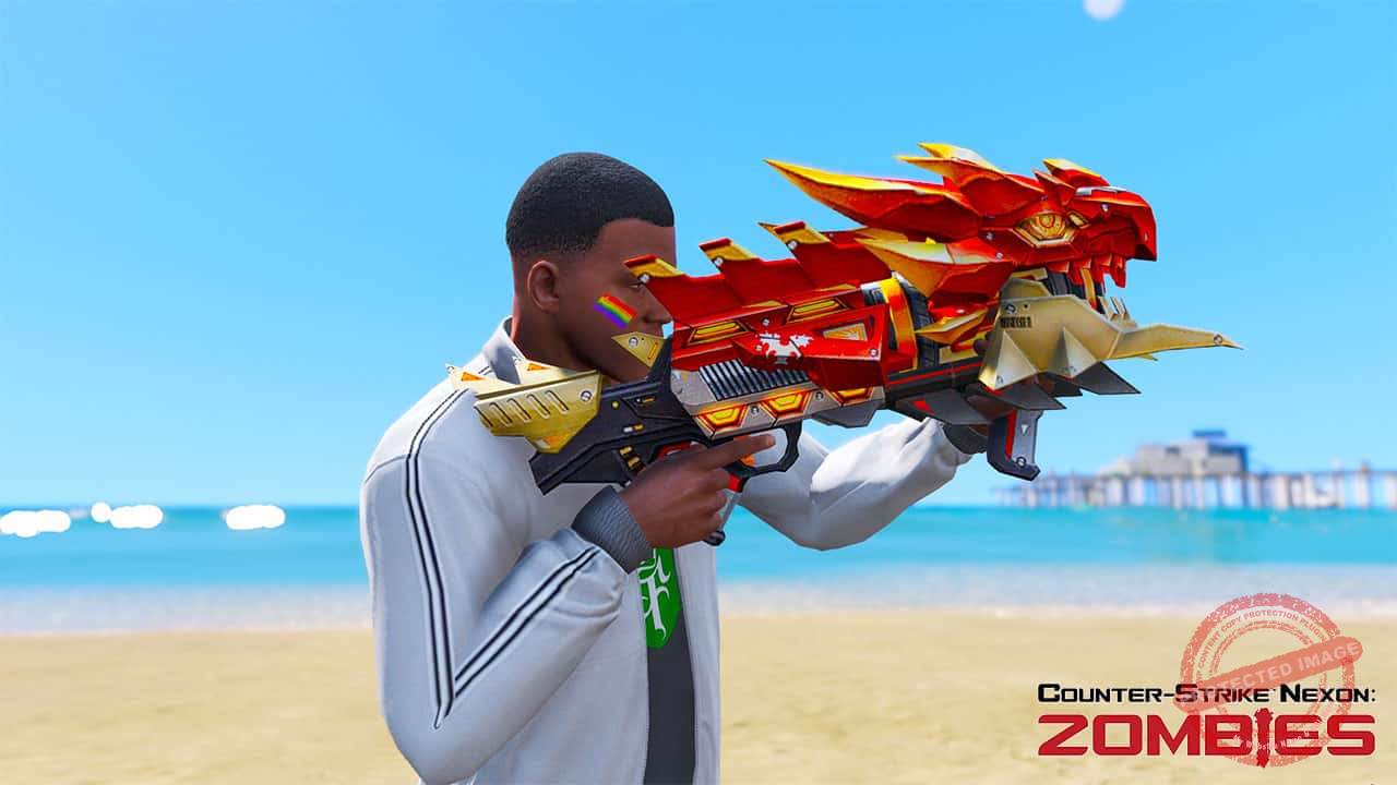 GTA 5 Mods Red Dragon Cannon