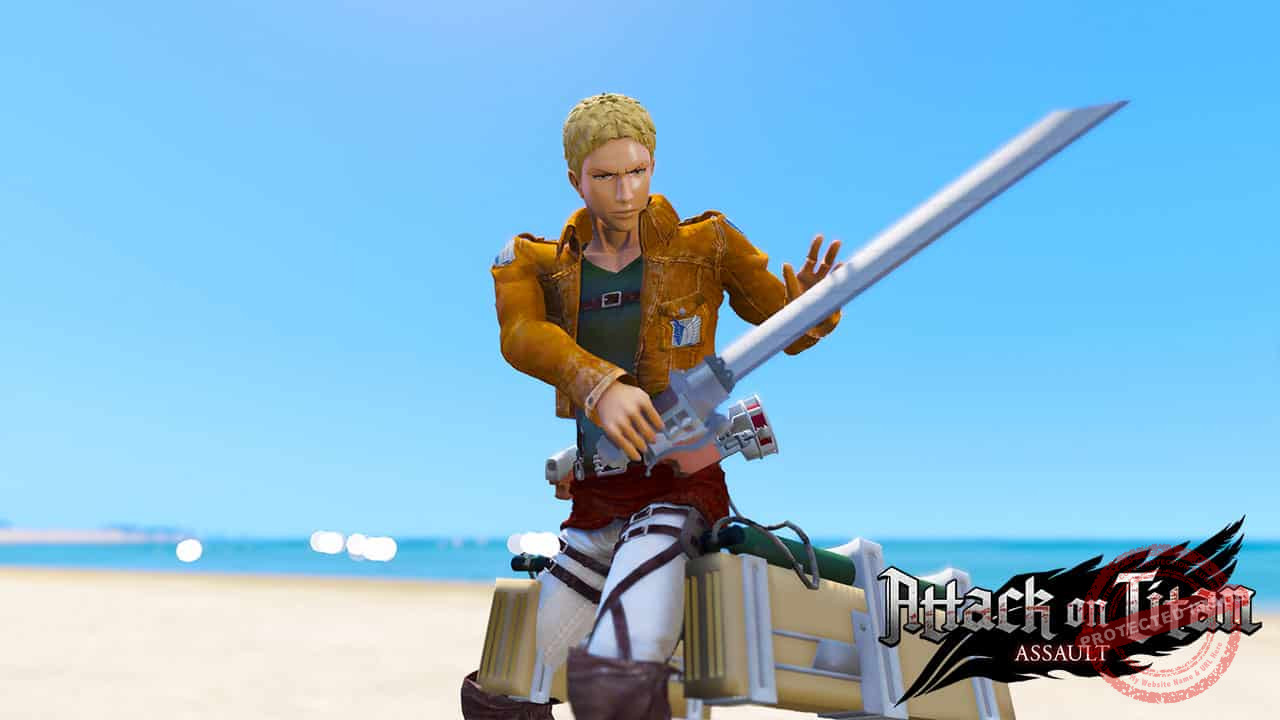 GTA 5 Mods Reiner Braun in Attack on Titan