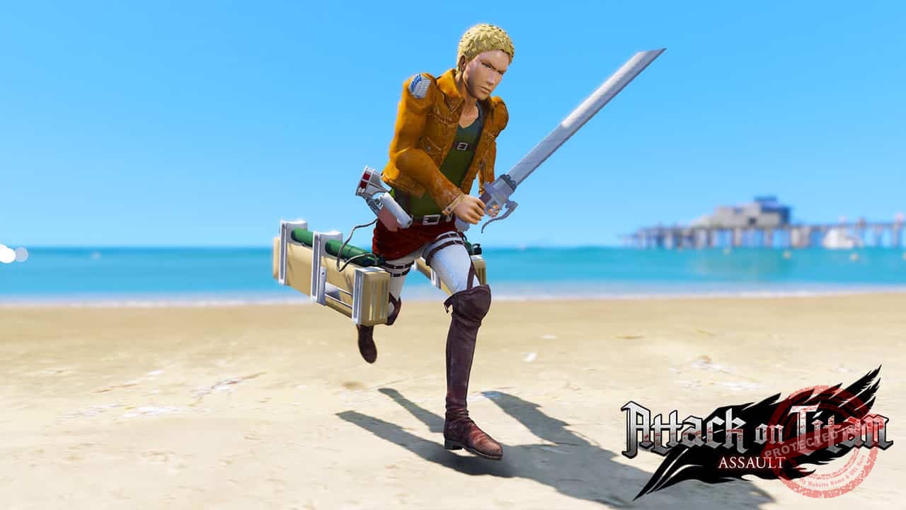 GTA 5 Mods Reiner Braun in Attack on Titan
