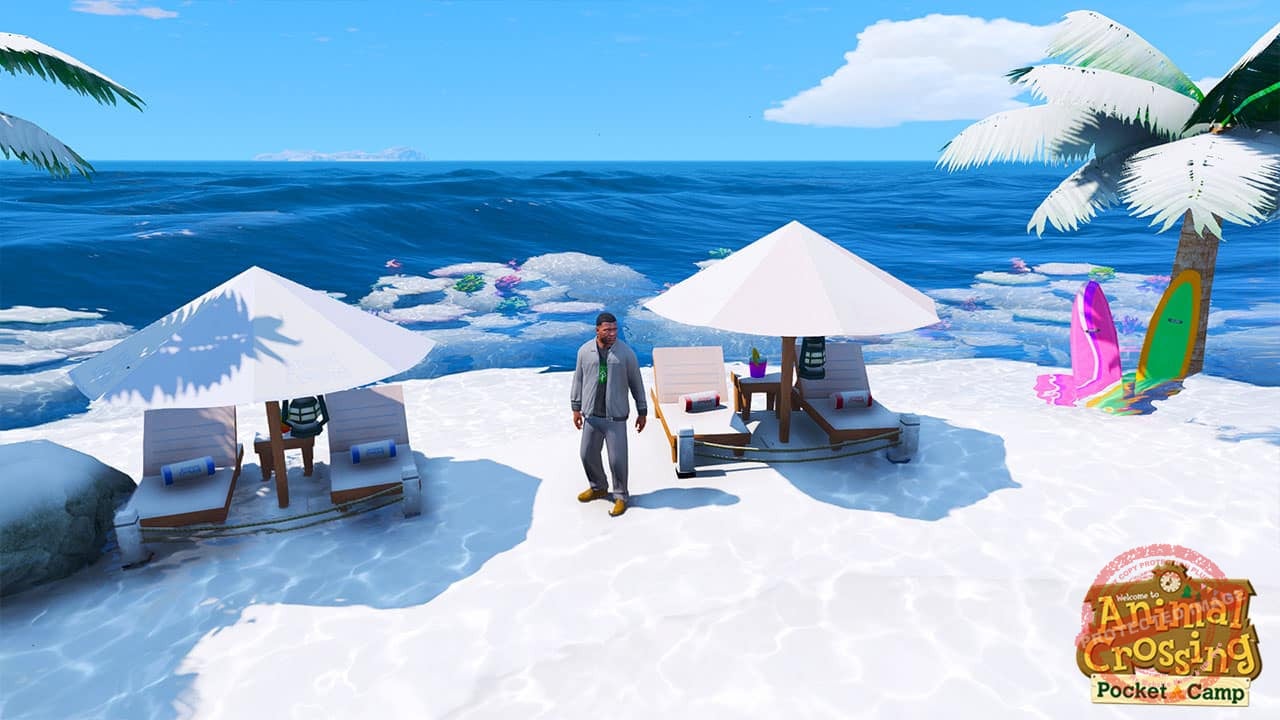 GTA 5 Mods Animal Crossing Winter Map