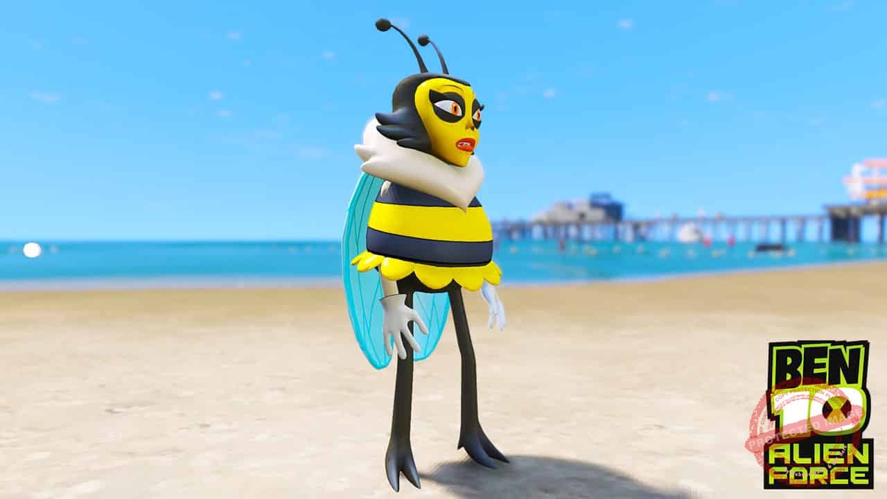 GTA 5 Mods Ben 10 QueenBee