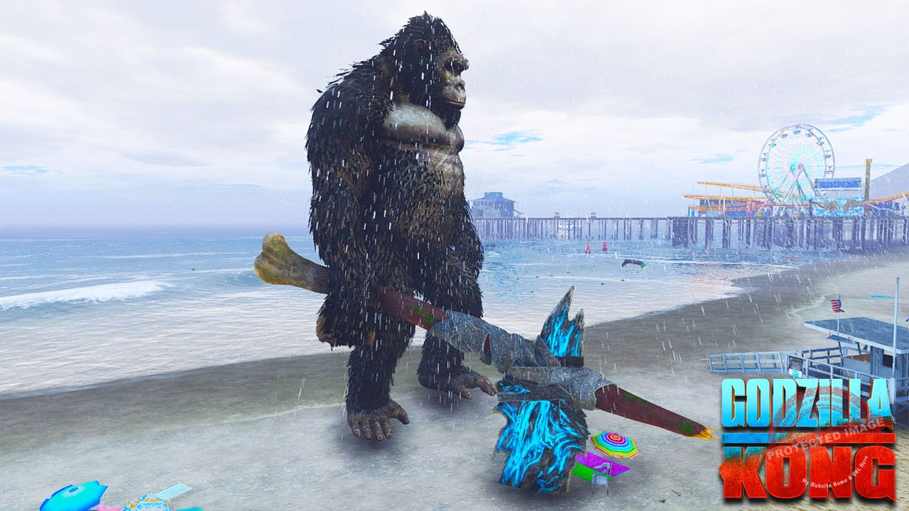 GTA 5 Mods Kong 2021 in Kong vs Godzilla