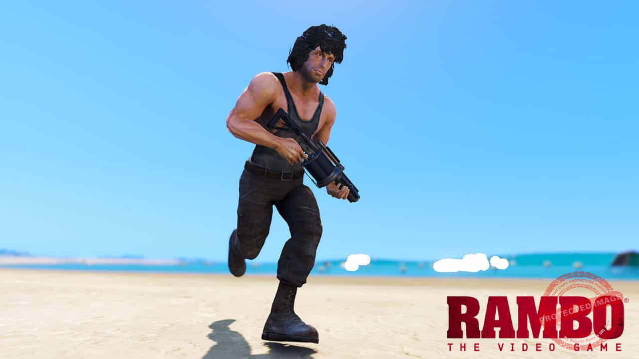 GTA 5 Mods Rambo The Video Game