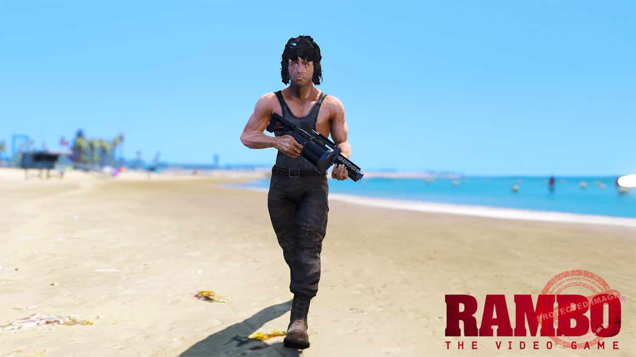 GTA 5 Mods Rambo The Video Game