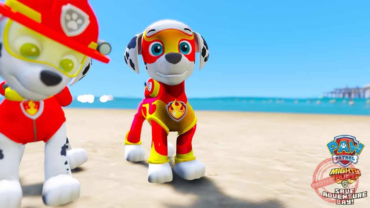 GTA 5 Mods Marshall in Paw Patrol MPSAB