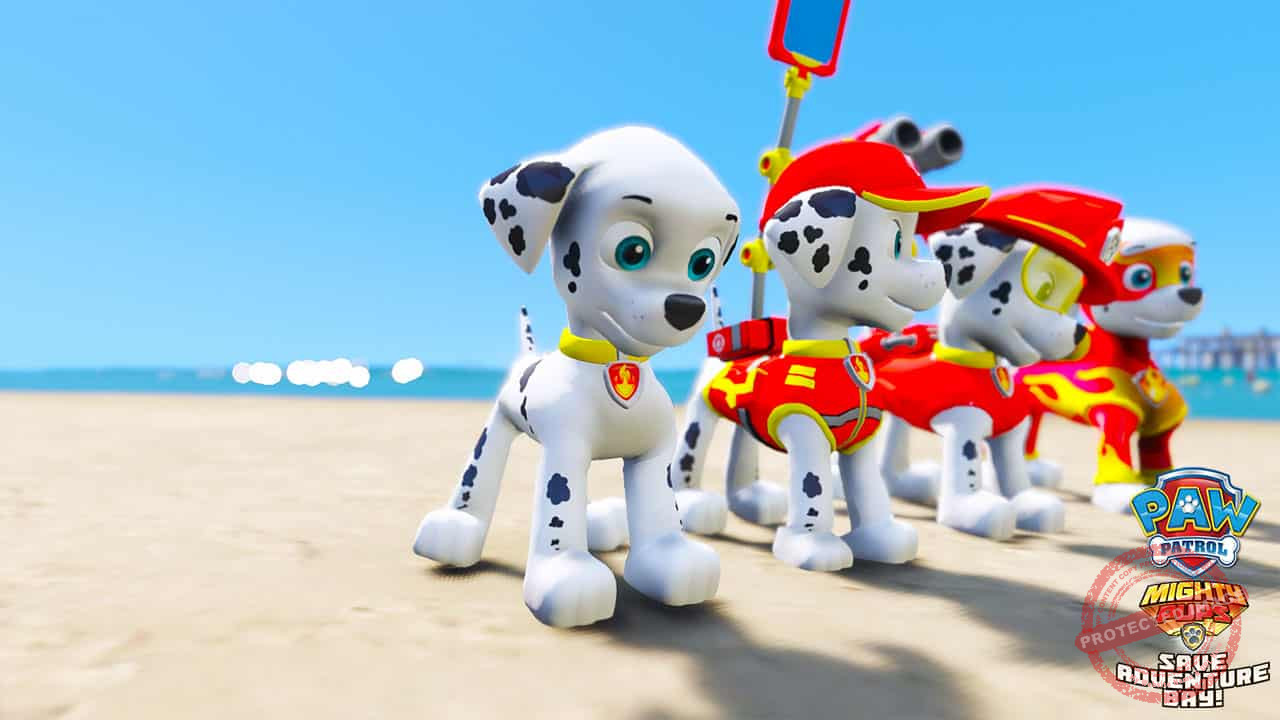 GTA 5 Mods Marshall in Paw Patrol MPSAB