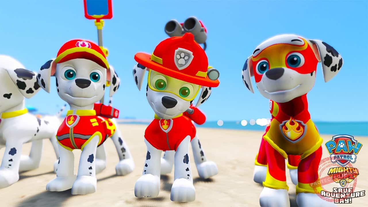 GTA 5 Mods Marshall in Paw Patrol MPSAB