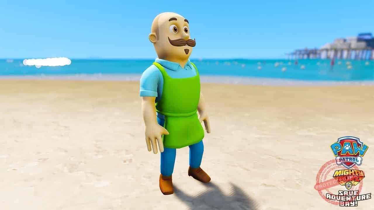 GTA 5 Mods Mr Porter in Paw Patrol