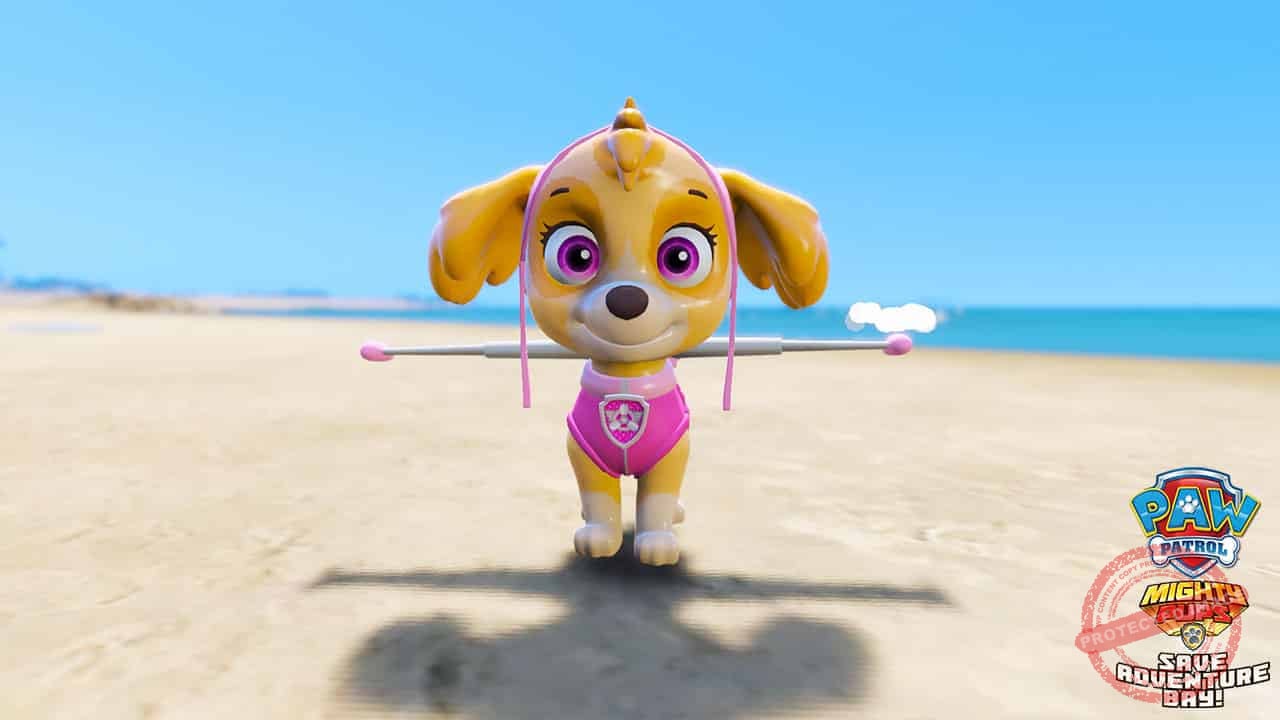 GTA 5 Mods Skye in Paw Patrol MPSAB