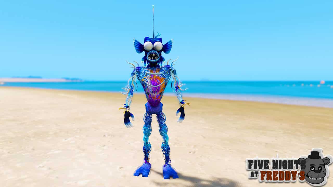 GTA 5 Mods FNAF Dark Water Bare Endo