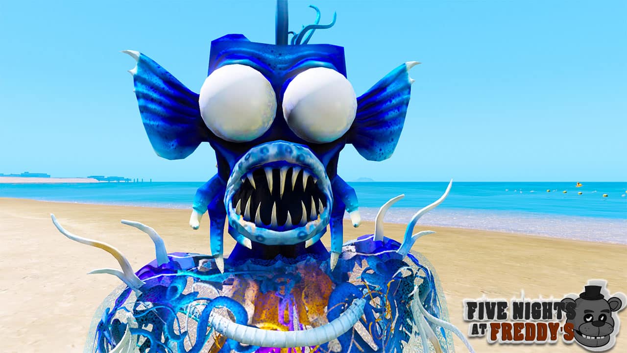 GTA 5 Mods FNAF Dark Water Bare Endo