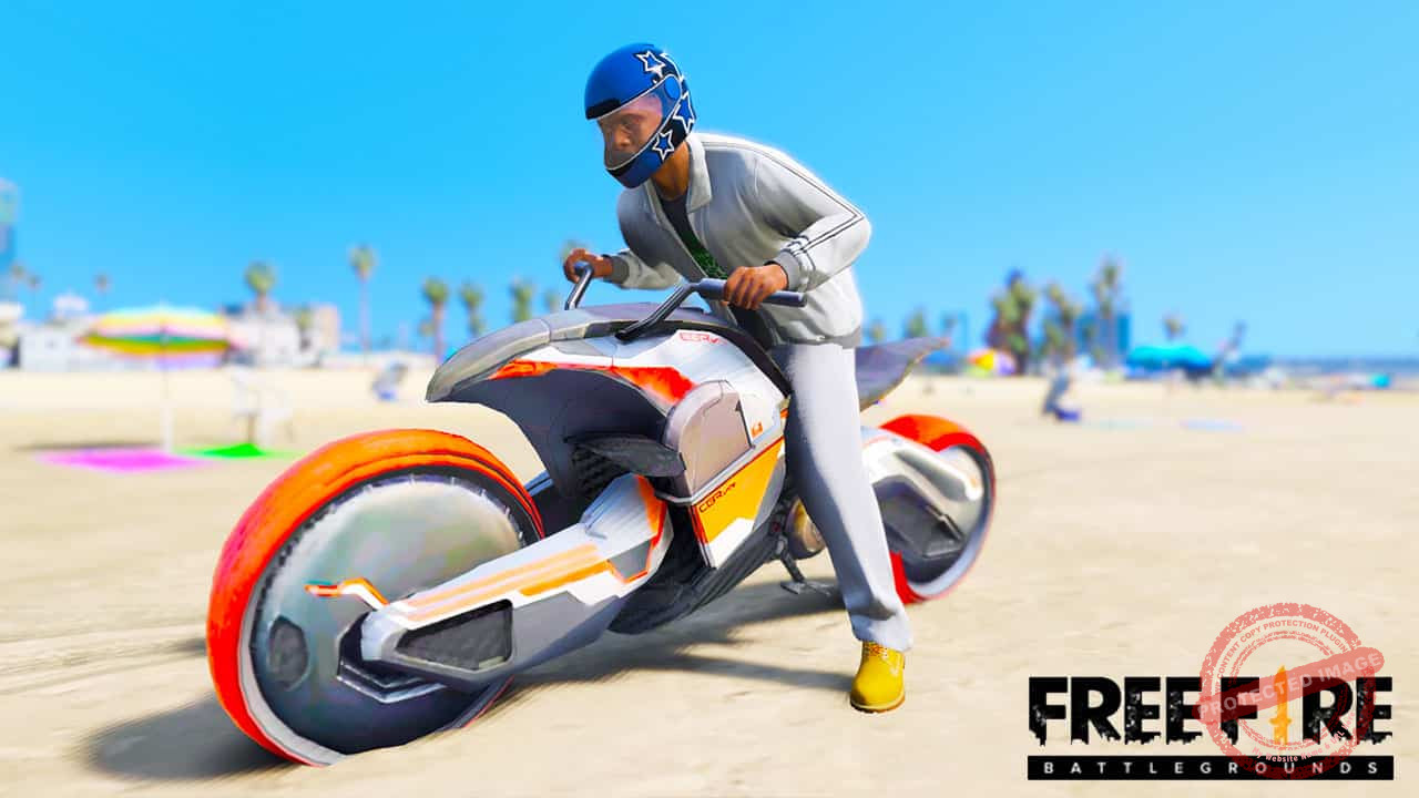 GTA 5 Mods Free Fire Cobra Bike Skin