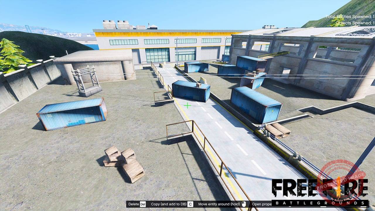 GTA 5 Mods Free Fire Training Ground Map