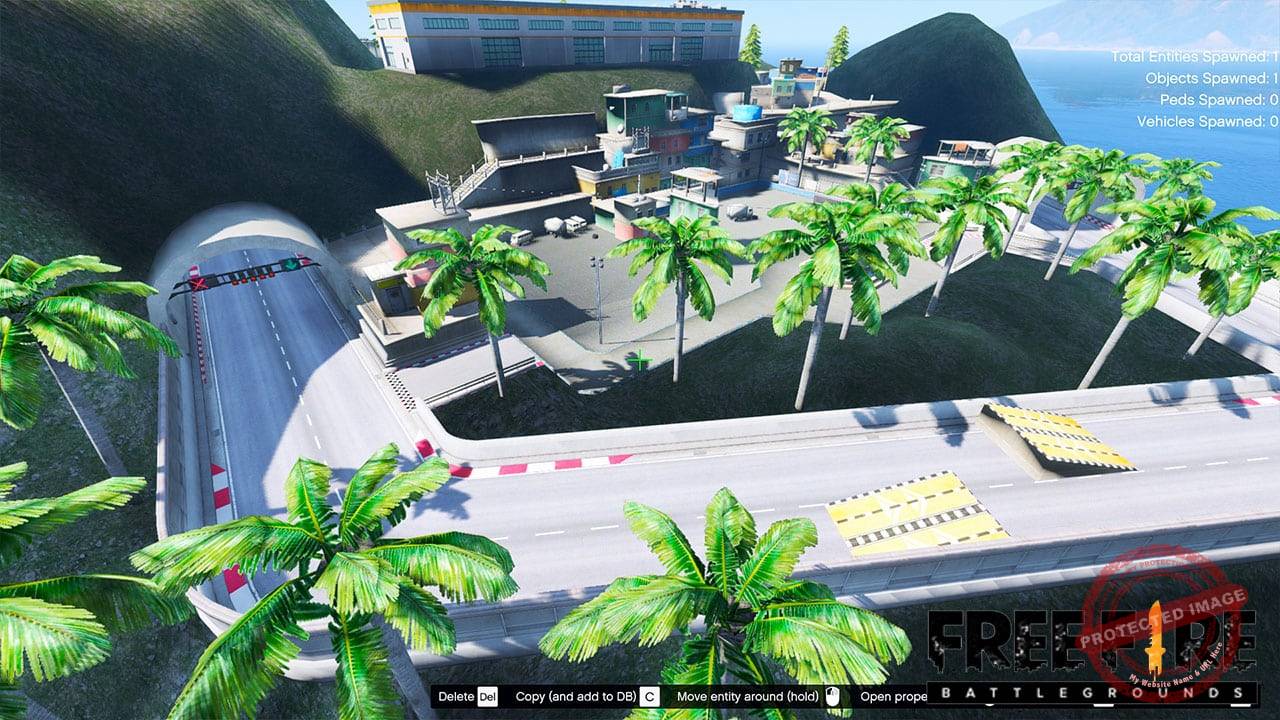 GTA 5 Mods Free Fire Training Ground Map