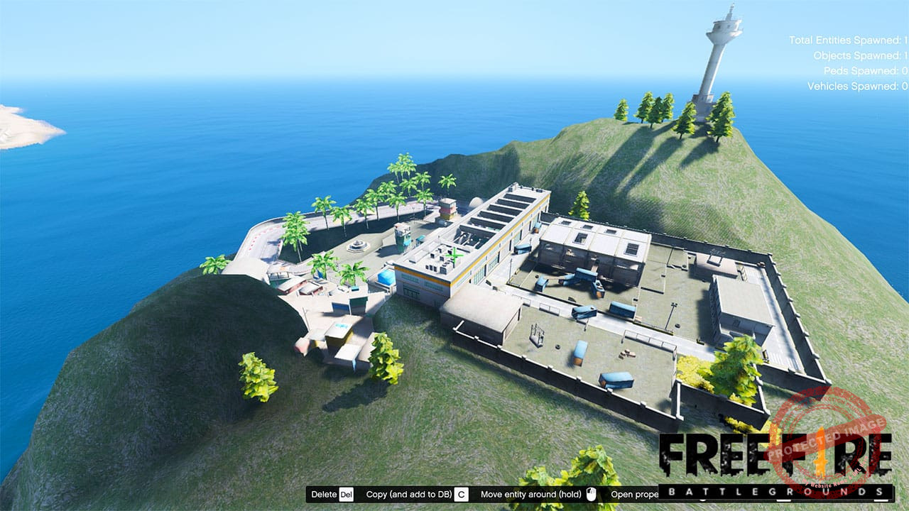 GTA 5 Mods Free Fire Training Ground Map