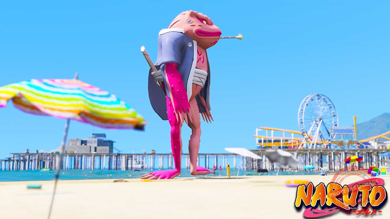 GTA 5 Mods Gamabunta in Naruto