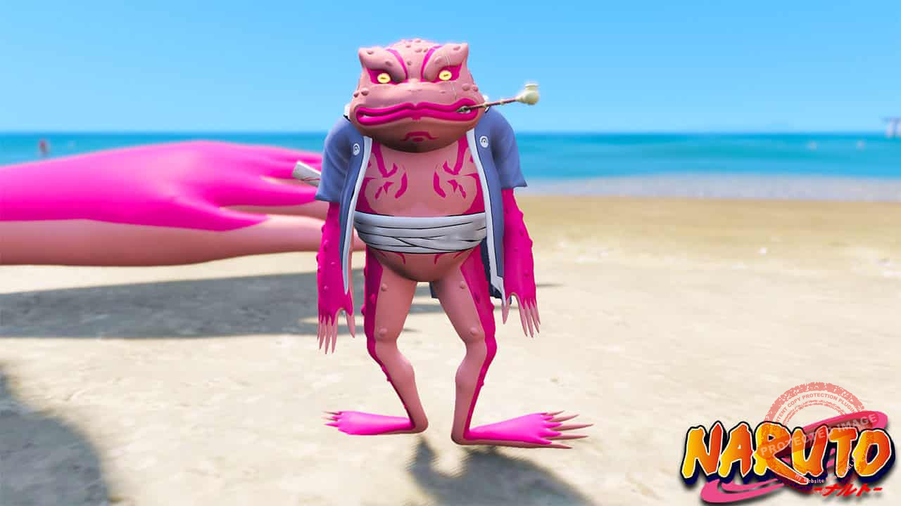 GTA 5 Mods Gamabunta in Naruto