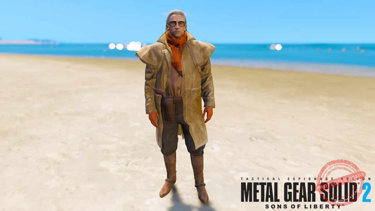 GTA 5 Mods Revolver Ocelot in Metal Gear Solid 2