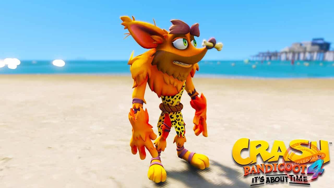 GTA 5 Mods Crash Cave in Crash Bandicoot 4