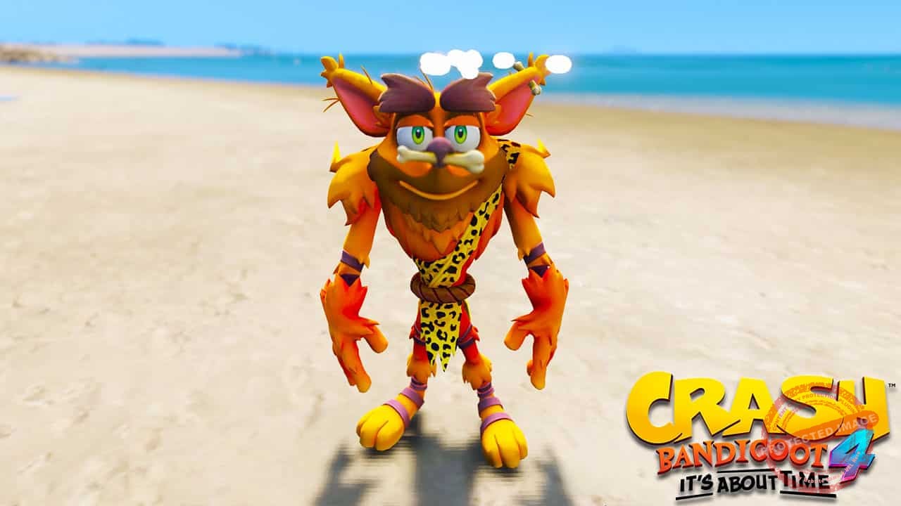 GTA 5 Mods Crash Cave in Crash Bandicoot 4