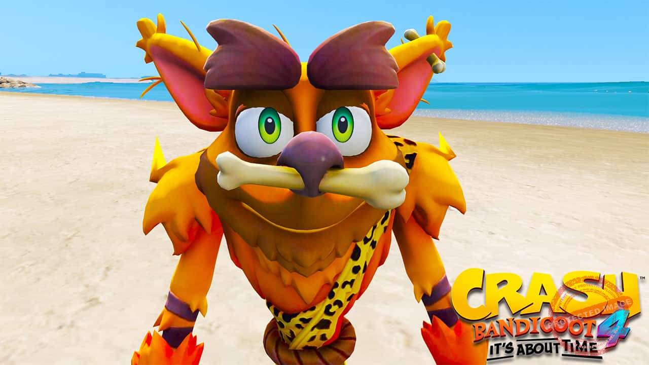 GTA 5 Mods Crash Cave in Crash Bandicoot 4