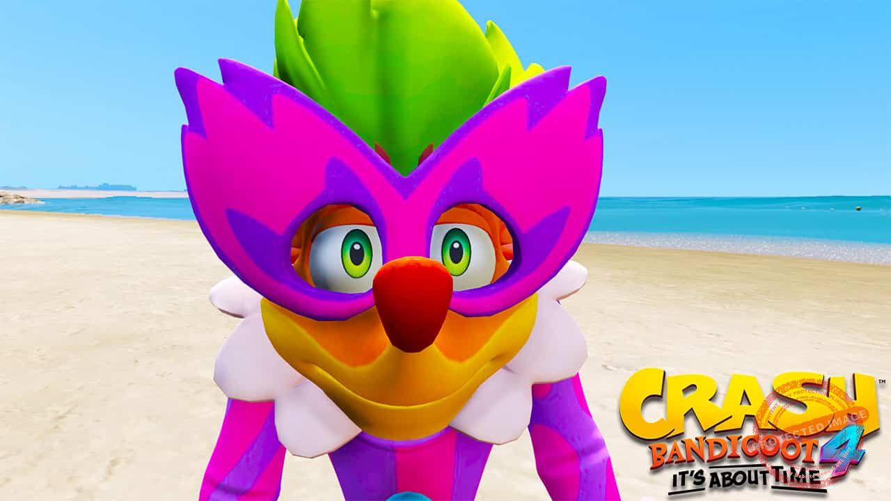 GTA 5 Mods Crash Clown in Crash Bandicoot 4