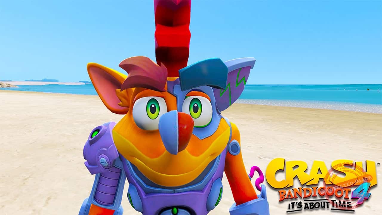 GTA 5 Mods Crash Cyborg in Crash Bandicoot 4