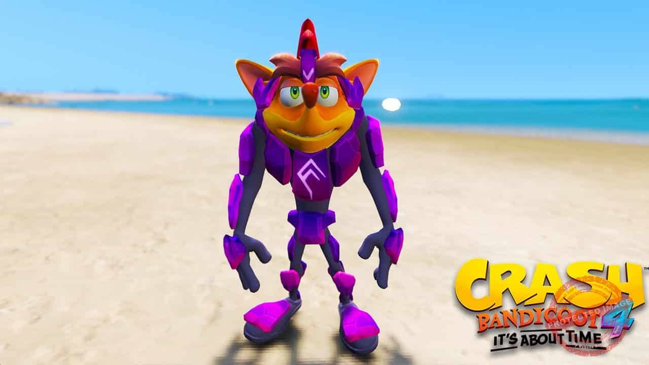 GTA 5 Mods Crash Dark Matter in Crash Bandicoot 4