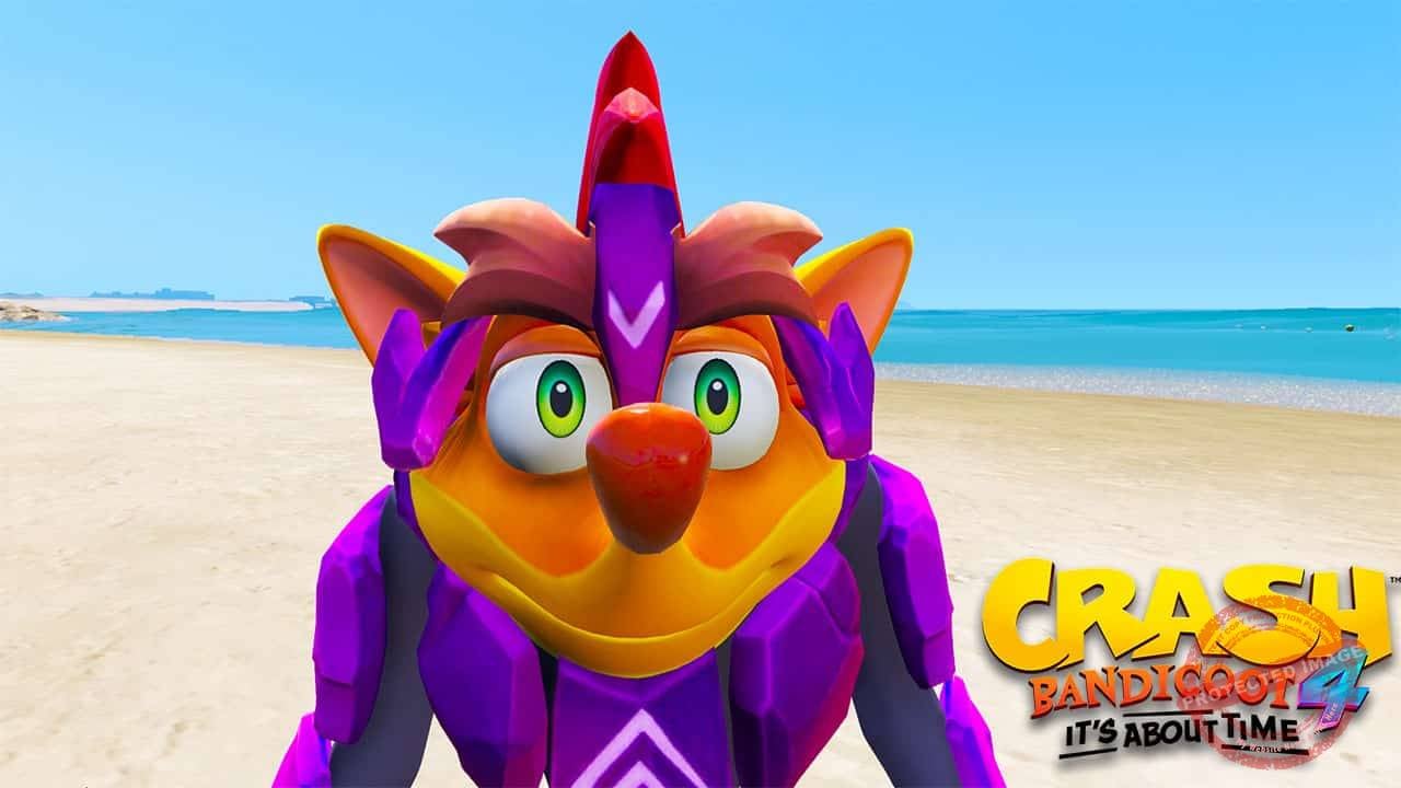 GTA 5 Mods Crash Dark Matter in Crash Bandicoot 4