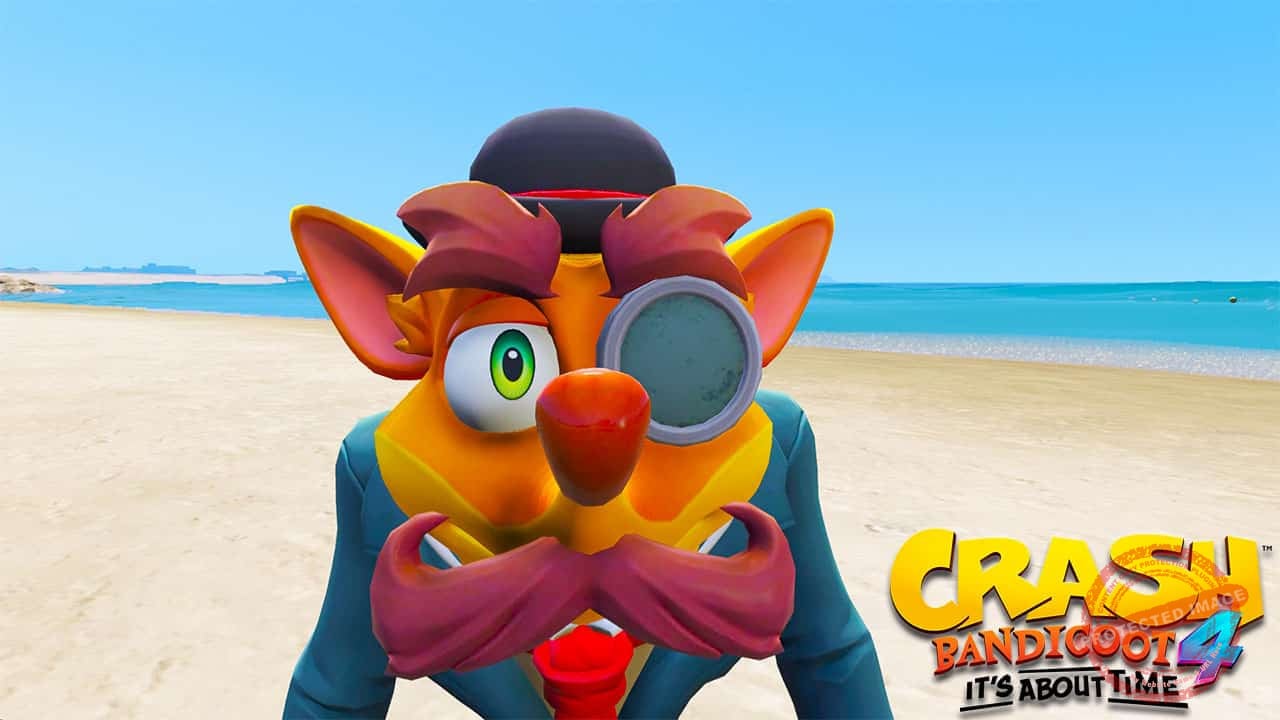 GTA 5 Mods Crash Ragtime in Crash Bandicoot 4