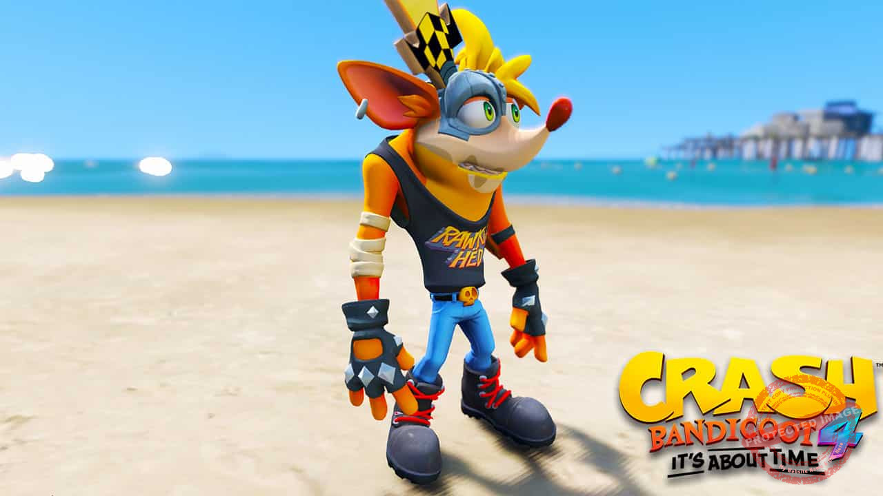 GTA 5 Mods Crash Wasteland in Crash Bandicoot 4