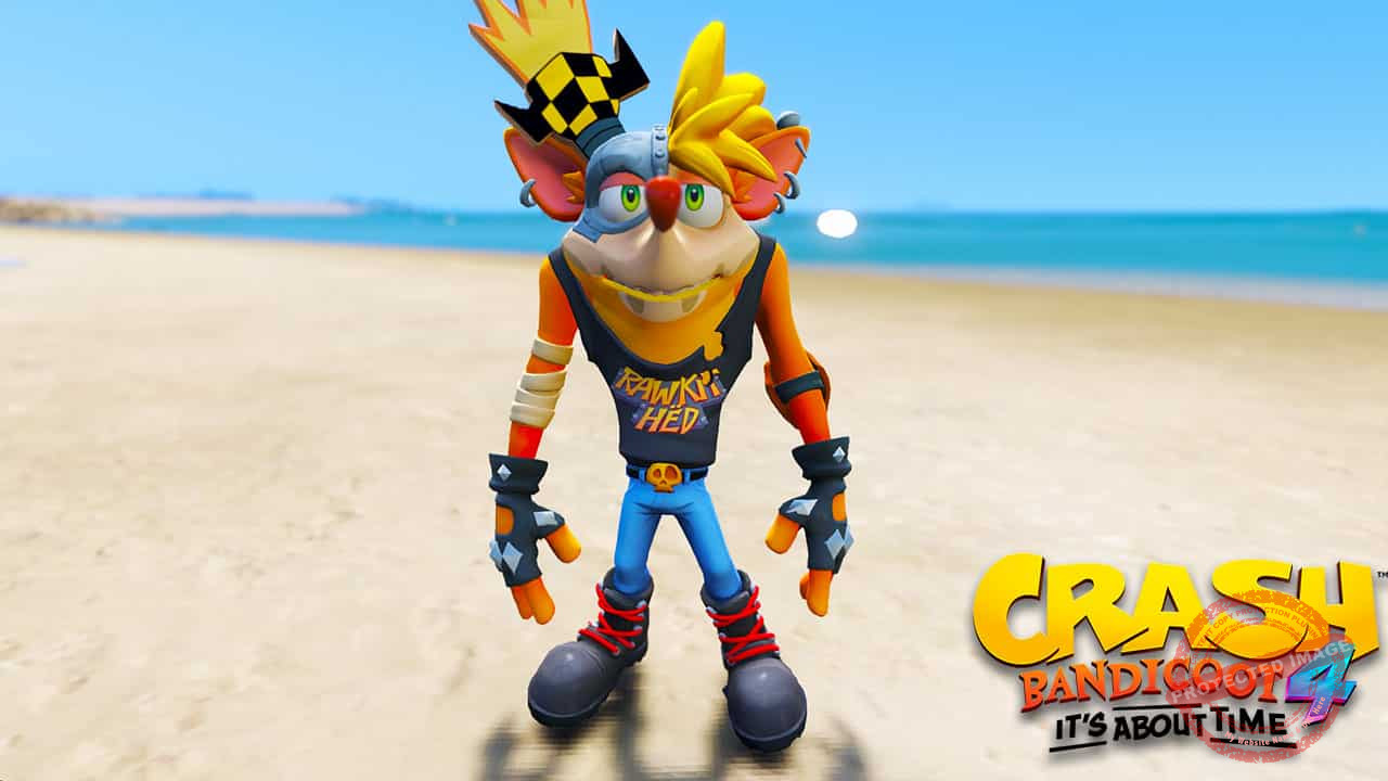 GTA 5 Mods Crash Wasteland in Crash Bandicoot 4