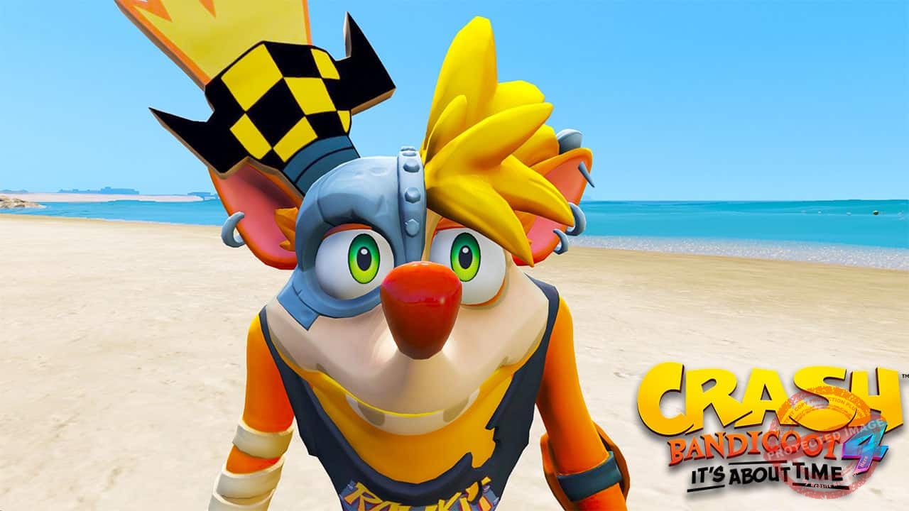 GTA 5 Mods Crash Wasteland in Crash Bandicoot 4