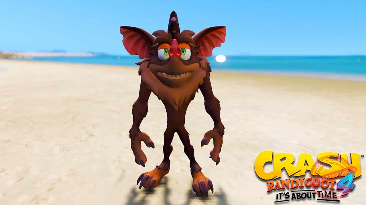 GTA 5 Mods Crash Bat in Crash Bandicoot 4