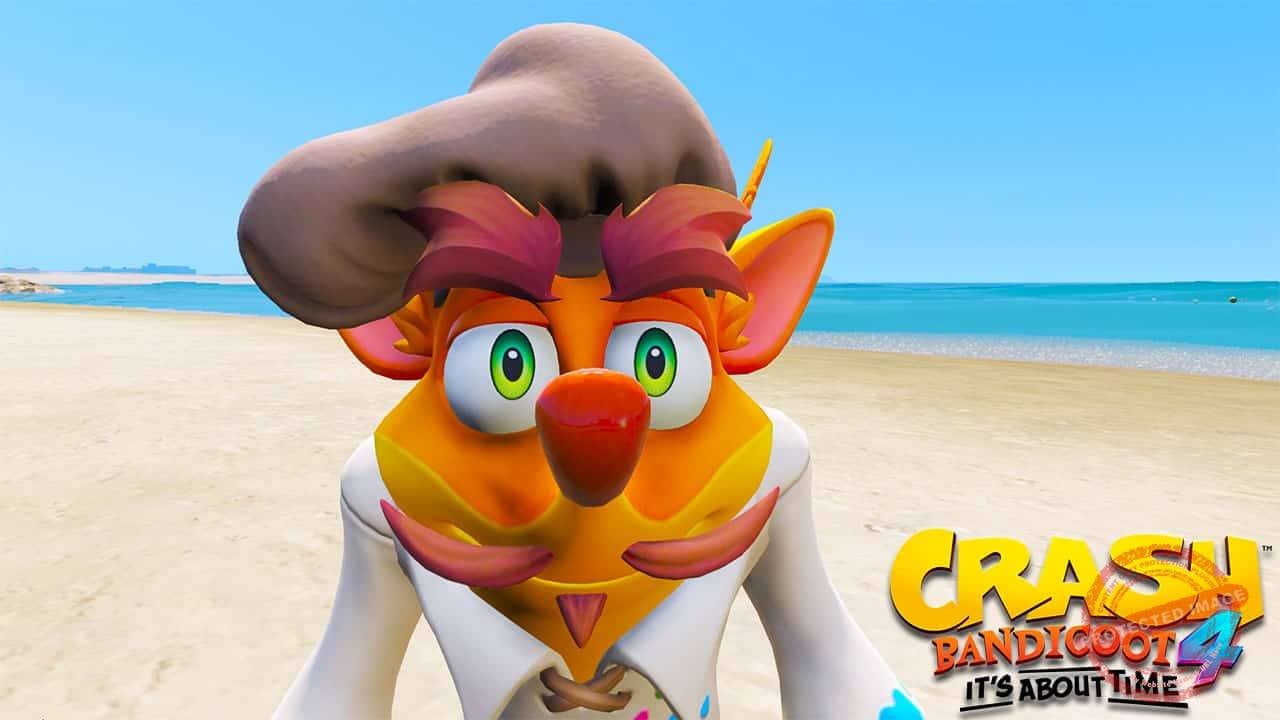 GTA 5 Mods Crash Painter in Crash Bandicoot 4