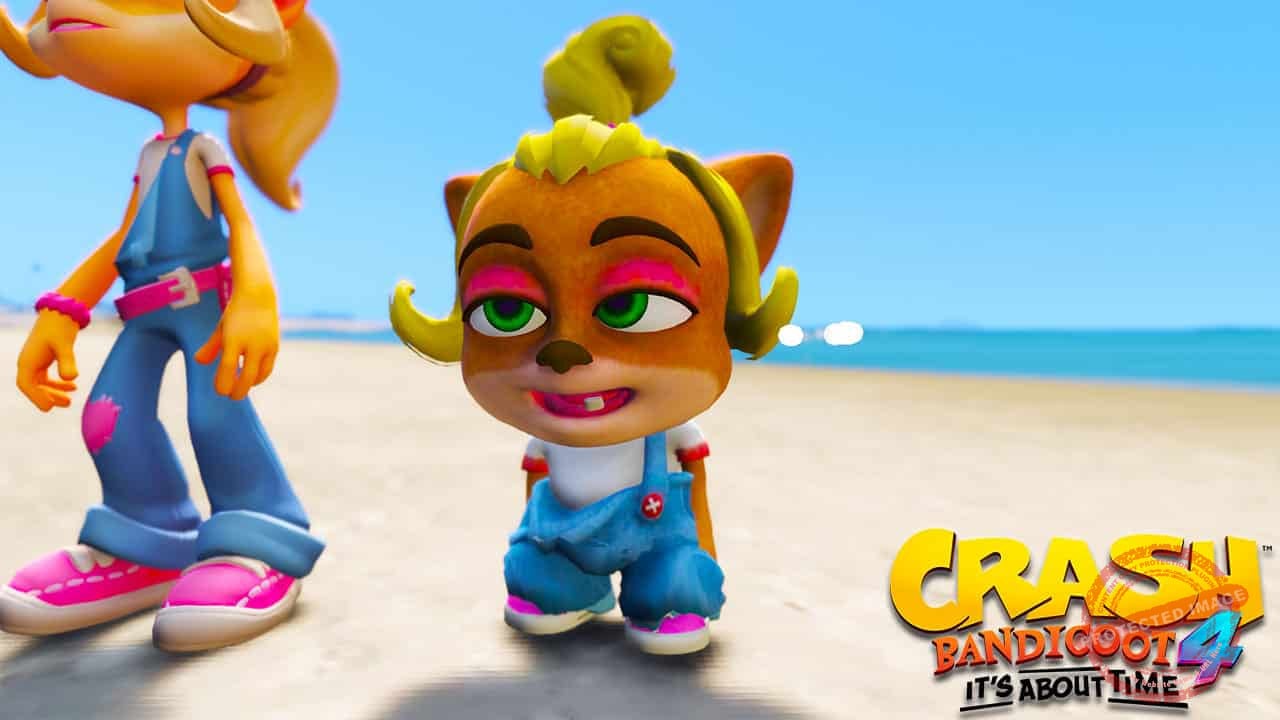 GTA 5 Mods Baby Coco in Crash Bandicoot