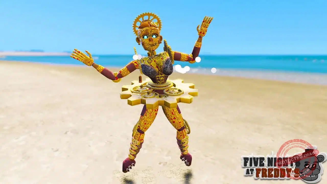 GTA 5 Mods FNAF Clockwork Ballora - GTA 5 Mods Website